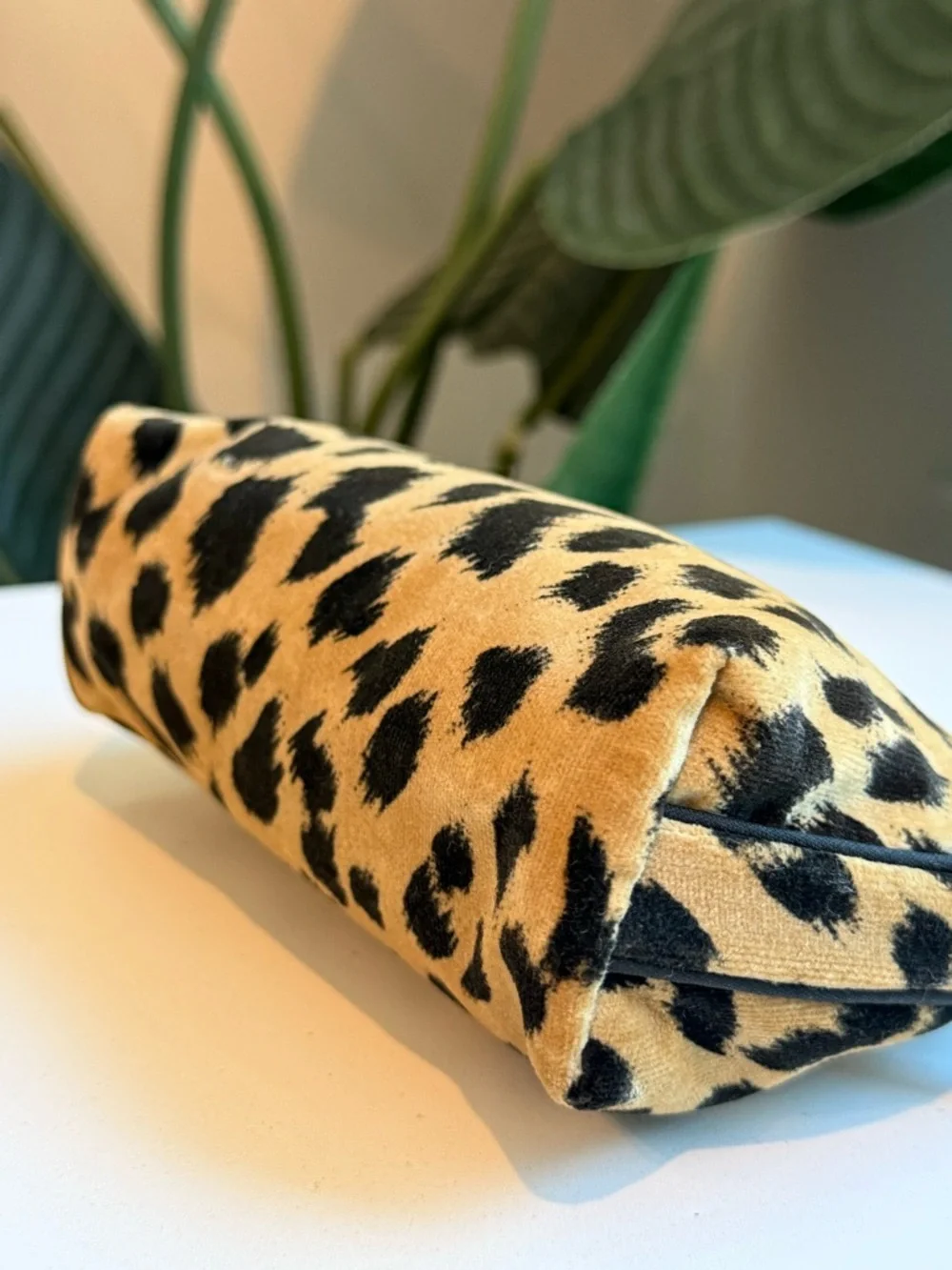 Christian Dior ‘Leopard Velvet Pouch’